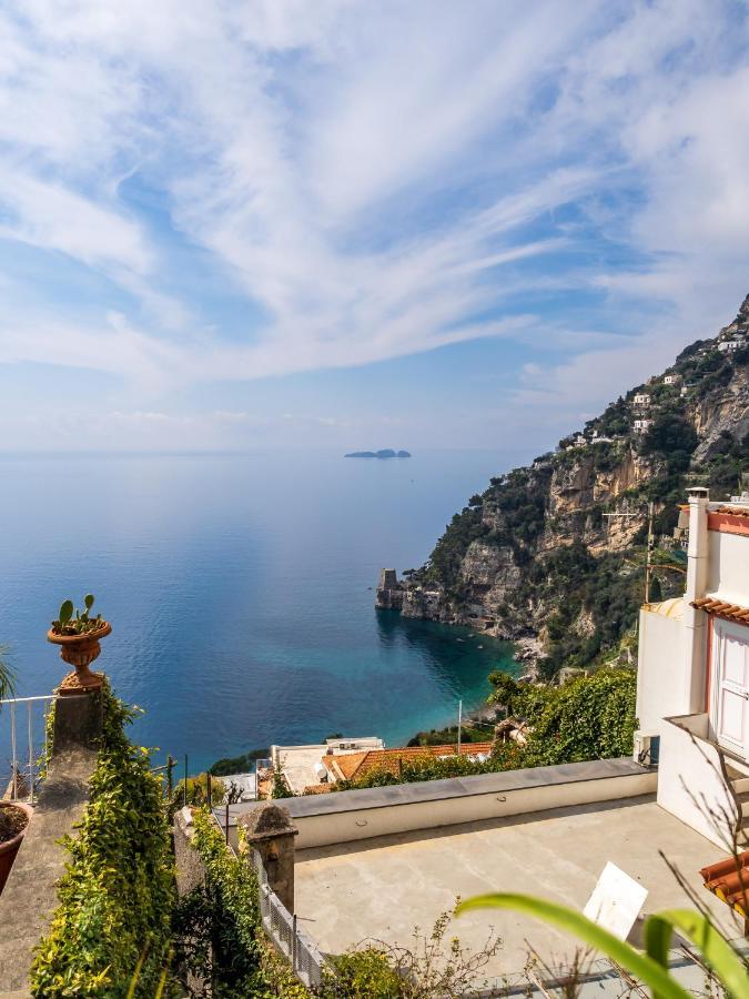 Scorcio D' Oltremare - Sea View Apt In Positano Exterior photo